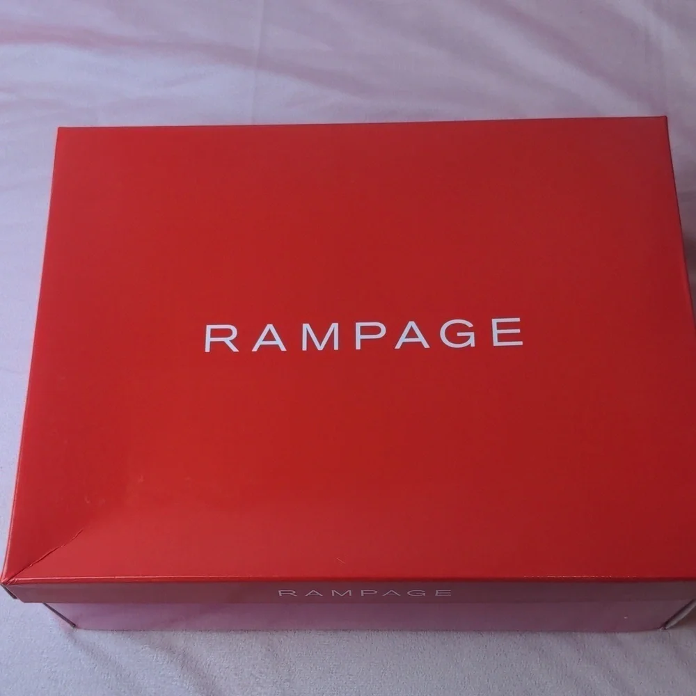 Rampage Raine Knit and Calf Hair White and Leopard Print Sneakers